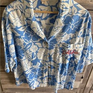 Billabong Aloha Blue Floral Shirt